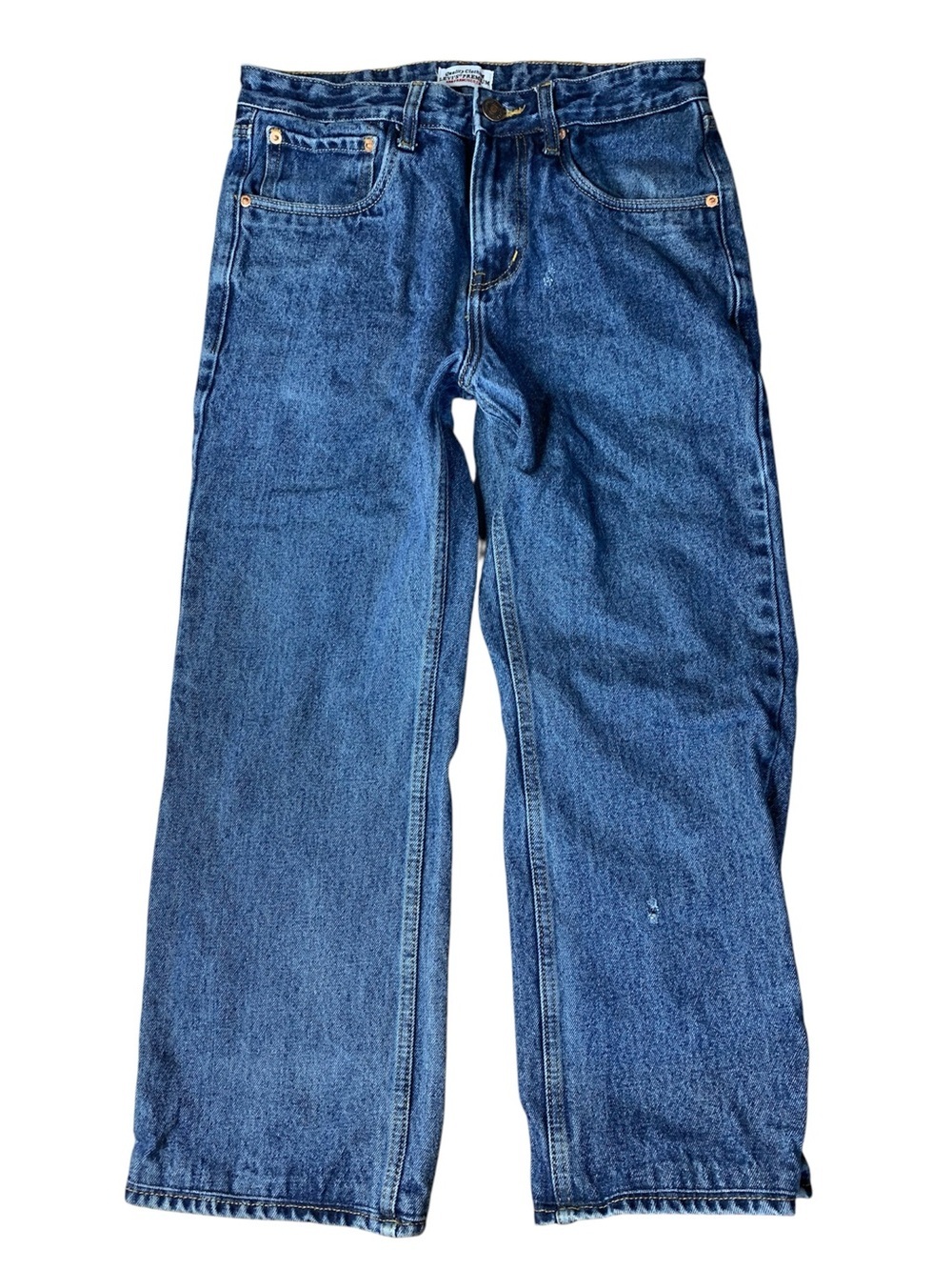 Levi's Men's Relaxed Straight-Leg Jeans in Medium Blue Denim